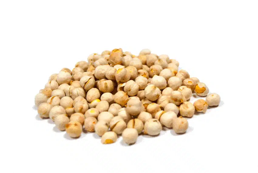 Garbanzos tostados blandos con sal