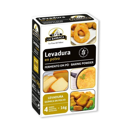 Levadura en polvo (4 sobres)
