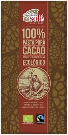 Chocolate Negro 100% Cacao Puro